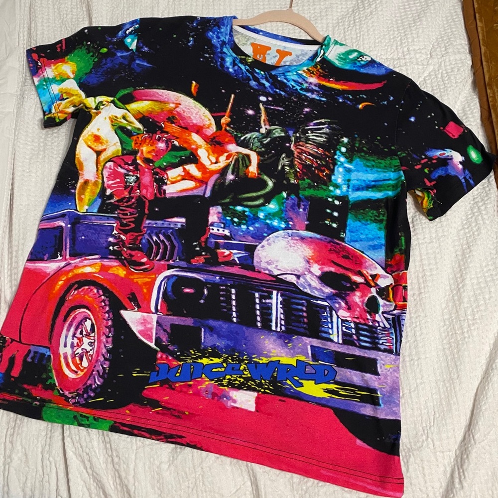 Juice Wrld Vlone graffic T-Shirt